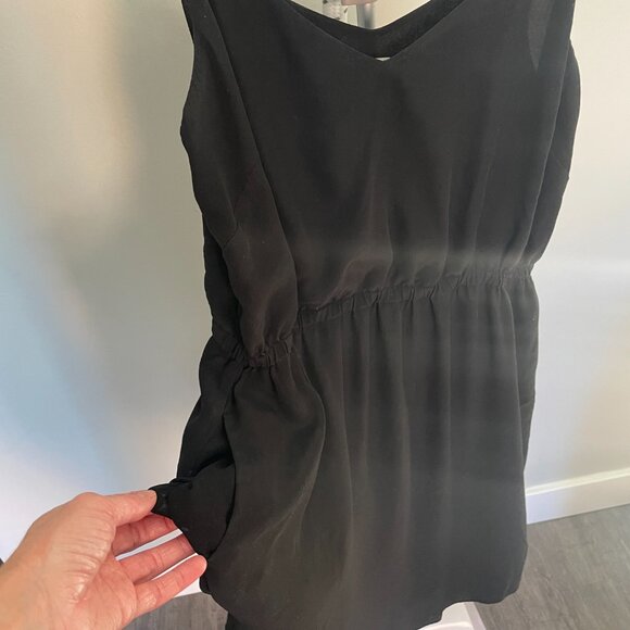 Wilfred Black silk mini dress - Picture 3 of 4